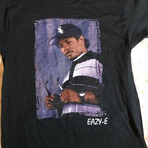 Eazy-E Black Graphic T-Shirt Adult L